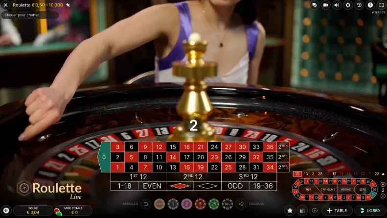 La roulette en ligne argent réel 